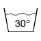 Pflegesymbole Waschsymbole: Waschmaschine waschen bei 30 Grad